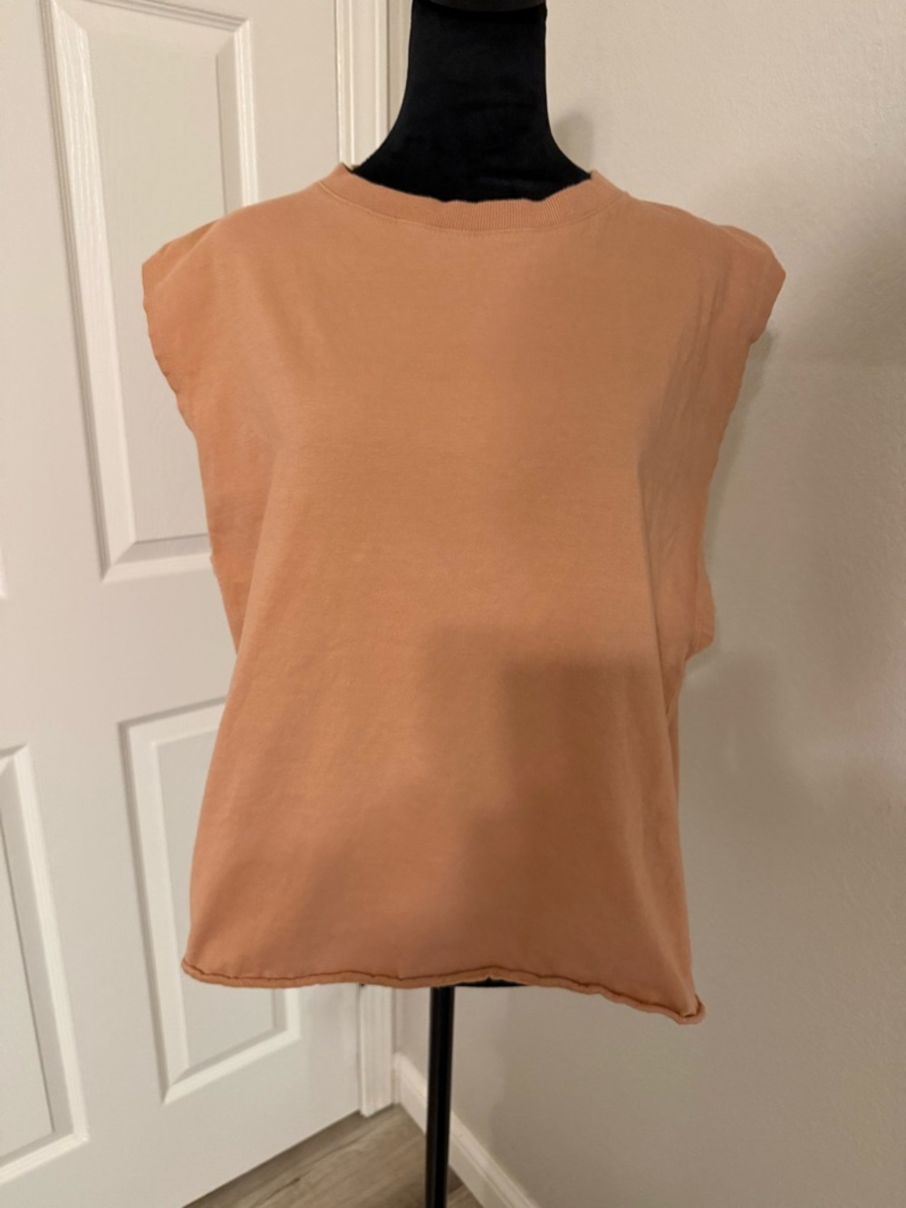 ASOS Peach Sleeveless Crewneck Tank